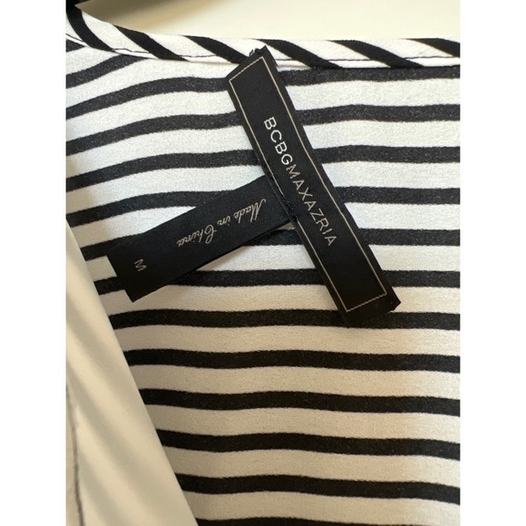 BCBG Striped Dress Coverup - Size M - Picture 4 of 6